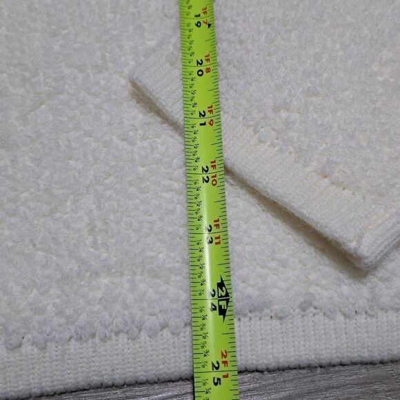 Teeberry & Weave Golly Sherpa Fur Quarter Zip Pullover Off White XXL NWT - Picture 11 of 15